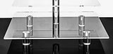 Jusalpha® 4 Tier Square Wedding Acrylic Cupcake Tower Stand-Cake Stand-Dessert Stand-Cupcake holder-Pastry serving platter (4 Tier With Rod Feet)