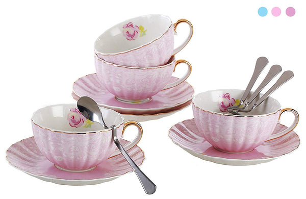 HappiCup Polka Dots Espresso Cup and Saucer (Set of 4) – Healthtex  Distributors